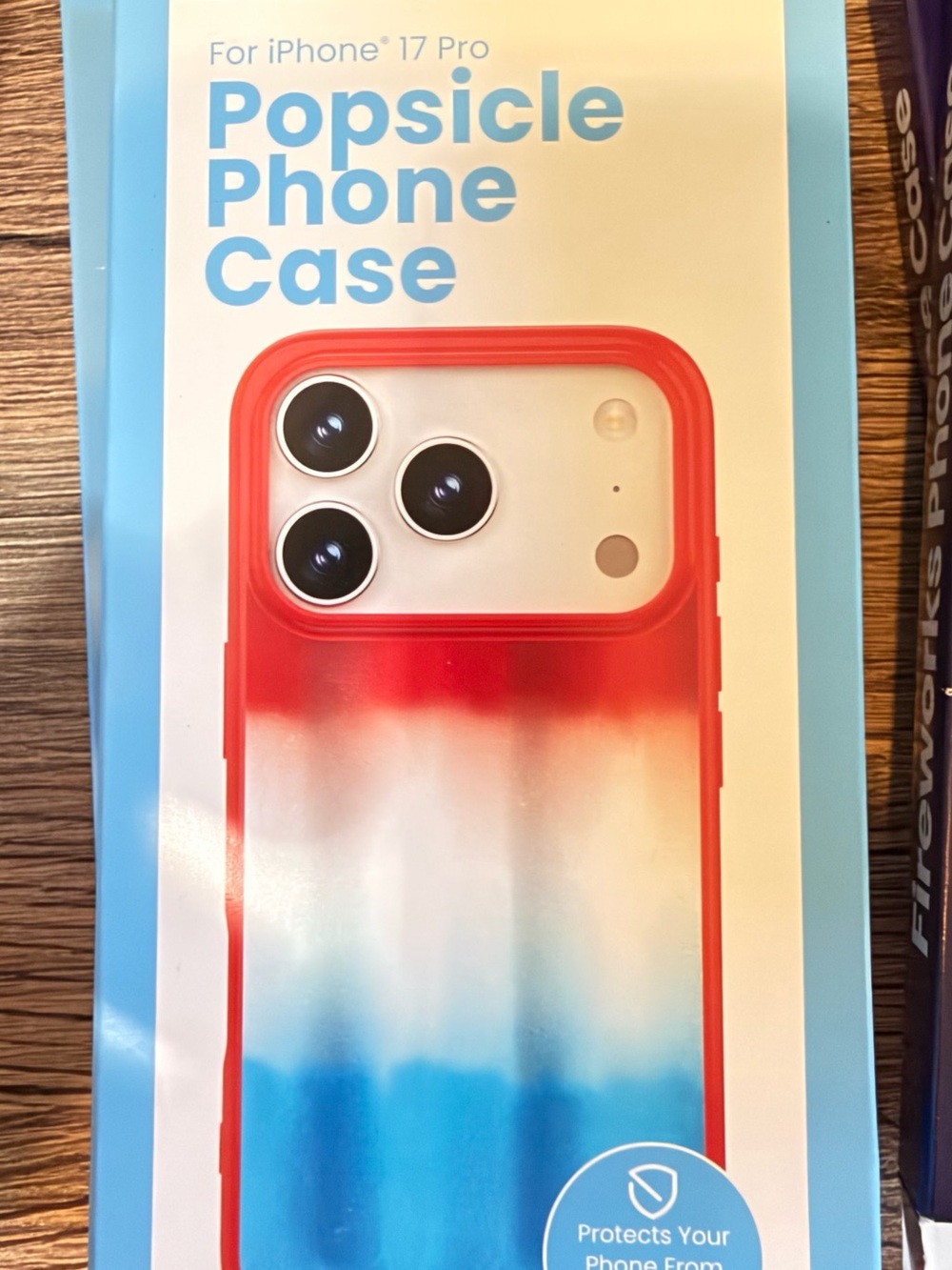 Popsicle Phone Case for iPhone 17 Pro - Red, White & Blue
